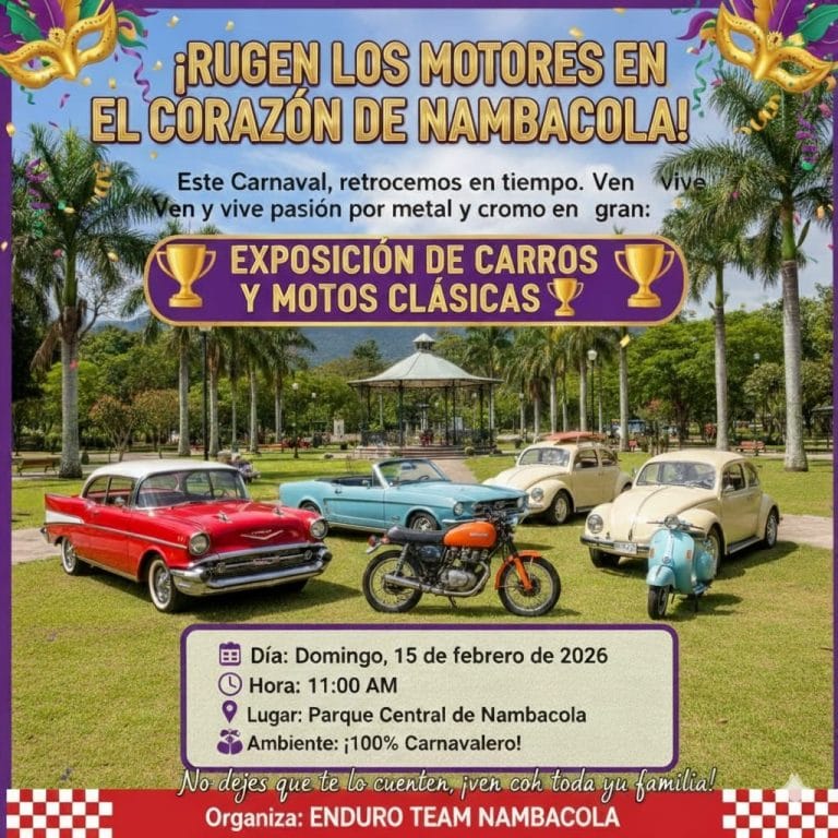 Gran Exhibición de Carros y Motos Clásicas